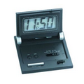 Black Folding Travel Alarm Clock